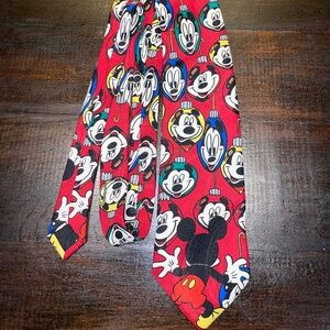 Vintage Disney Mickey Mouse‎ Christmas Ornament Tie Necktie Balancine Inc.